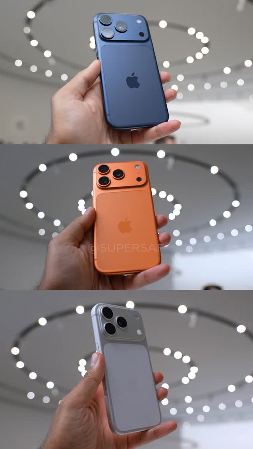 All the iPhone 17 Pro/Max Colours! Which is your pick? 🤔
Cosmic Orange, Silver or Deep Blue?

.
.
.
.
.
.
.
.
.
.
. 
#iphone17 #iphone17pro #iphone17promax #iphoneair #apple #iphone #appleevent
Images/Videos Copyright © 2025 SuperSaf. Please DO NOT reupload.
