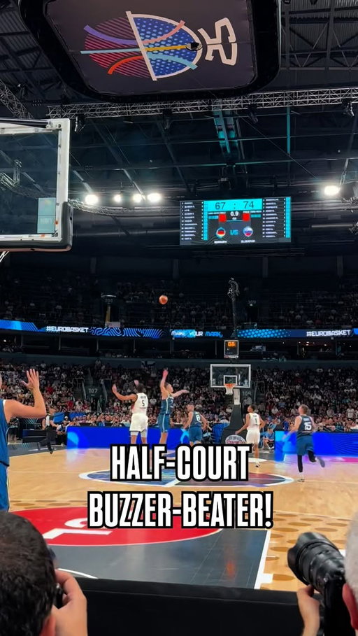 TRISTAN DA SILVA WITH THE INCREDIBLE SHOT! 🚨😳

#EuroBasket