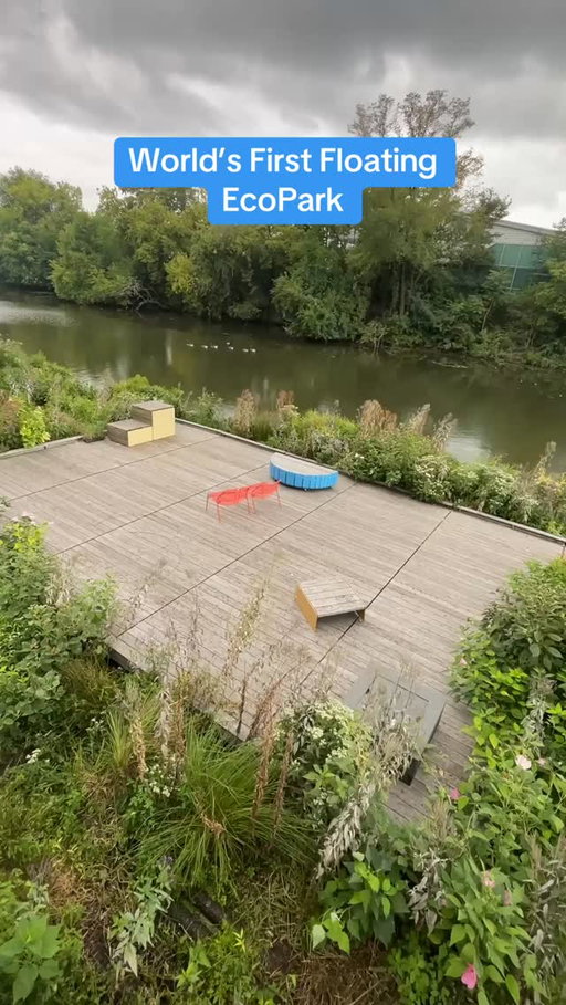 Chicago is home to the world’s first floating eco park - the wild mile