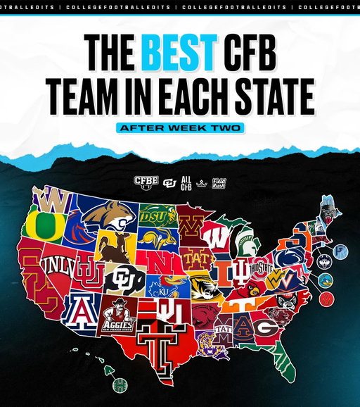 The BEST CFB Team in Each State after Week Two! 👀

AGREE or DISAGREE? 🤔