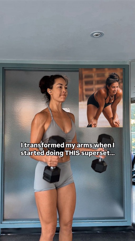 Save this superset for your next arm day!💥 

🚨 PS: Spots for 1:1 coaching are now open! Comment COACHING below to get started on your own body transformation journey!

I used to be all about straight sets of weighted pull ups, heavy barbell presses, heavy bench press, etc. 
And during that time I put on an amazing amount of strength and muscle!

But my arms felt bulky, fluffy and not feminine…

So I did two things:
1. I dialled in on my diet to cut down on the fluff
2. I started adding in supersets to my upper body workouts, that really targeted the muscles I wanted to define

In every upper body workout, I will add this exercise in OR I will swap the Curl to Press with an Arnold Press (another favourite). I’ll also swap the Lateral Raises with Upright Rows to get a bit more of the front delts.

Upper body workouts don’t have to be boring and you can build sexy, strong, defined arms! ✨

🚨 If you want to finally cut down on the fluff, FINALLY see results from your workouts, and build the body of your dreams, 1:1 coaching spots are now open! 

Head to my profile or comment the word COACHING below, and I’ll send you more info on how to get started.

#bodytransformation #1on1coaching #fitnesscoach #onlinecoach #armtransformation #fatloss #weightloss #armbulk
