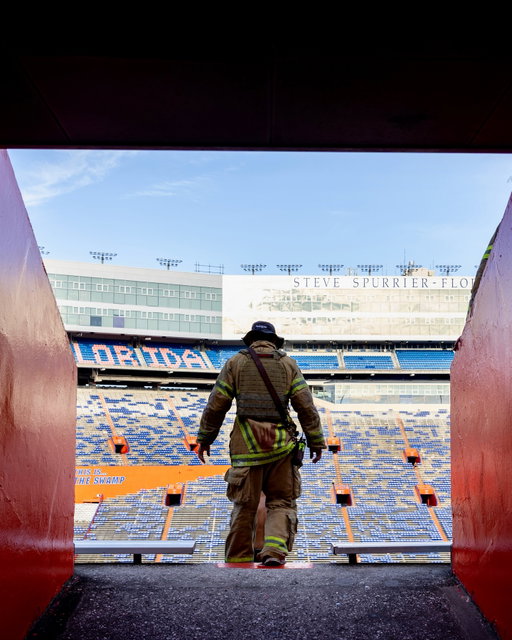 Today, Gators climbed The Swamp in honor of the heroes and all impacted by 9/11. 🇺🇸