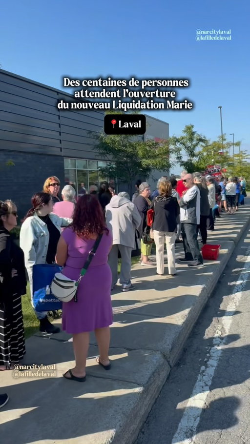 « Plus de 250 personnes étaient là à l’ouverture, et la file continue de s’allonger, elle fait le tour du bloc », confie @mariebreton, la propriétaire du nouveau Liquidation Marie à Laval.

Si tu ne connais pas cette épicerie, tu risques de vouloir la visiter : Ce centre de liquidation mise sur des produits issus de surplus d’inventaire, d’erreurs d’étiquetage, de formats inhabituels ou encore d’articles proches ou passé leur date « meilleur avant » (en conformité avec les normes du MAPAQ). Le résultat? Des économies pouvant atteindre jusqu’à 75 % sur une foule d’aliments!

📍 Liquidation Marie - 4520, av. de la Renaissance, Laval (Sainte-Rose), QC

#laval #lafilledelaval #lavalcmaintenant #narcitylaval #quoifairealaval #lavalourien #liquidationmarie #narcityquebec #mtlblog #foodie