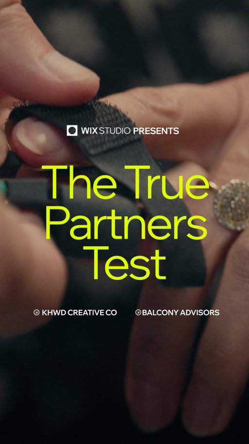 When you work this closely with clients, things get personal. Watch Kristina (@khwdcreativeco) and Eden (Balcony Advisors) put their partnership on the hot seat #TruePartners