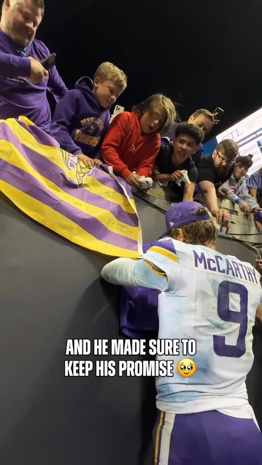 @jjmccarthy kept his word 💜
