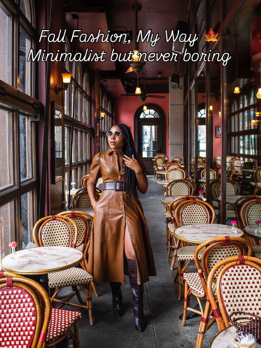 When it comes to fall fashion, I keep it minimalist and let colors + textures do the talking 💥

Earthy tones (brown + orange) are always in the mix, layered with sheer pieces, good boots that don’t break the bank, leather pants, brim hats, suits & sets… and let’s not forget blazers (oversized is a must, the men’s section stays undefeated). And oh, belts in all sizes because they pull every look together.

For my office girlies, lace-up ballerina loafers just hit different and knit shirt dresses are always 🤌🏾

What did I miss? Drop your fall must-haves below 🍂 Timeless pieces over trends, always & I’ll be linking similar options via profile shortly.

Fall Fashion Trends, What to wear this fall,