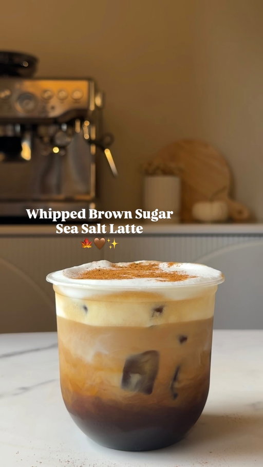Whipped Brown Sugar Sea Salt Latte 🍁🤎✨

Recipe:
1 tbsp of Brown Sugar
1 tsp Vanilla paste 
2 shots of espresso 
Mix it!
Ice
Splash of oat milk
Whipped sea salt:
3 tbsp of heavy cream 
2 tbsp of milk
Froth it 1-2 minutes 
Finish with cinnamon 
Enjoy it ✨

CUP LINK ✨🔗

https://get.aspr.app/SH1FsM

Discount code
COFFEEWITHRAFAELA-N9O1PR

#coffee #icedcoffee #cafe #brownsugar #latte #whippedbrownsugar