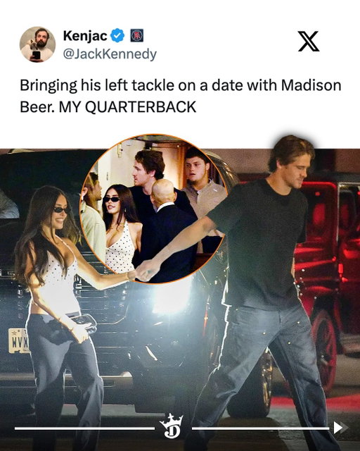 QB1 bringin’ protection. 😂
