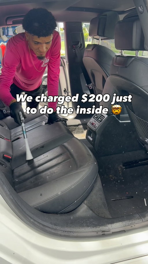 Full interior detail! 🏁 

We charged $200 for this customer to receive a full reset on the interior and bring it back to its original shape. 

For $200 you will receive 
✅ full deep clean interior 
✅ full interior steam cleaning 
✅ full leather treatment (clean & condition) 
✅ all interior surfaces scrubbed down 
✅ all glass cleaned 
✅ complimentary air freshener + care package

If you’re interested in this type of service see it as an investment not as a loss! If you’re car looks like this please give us a call now 🙏 
——————————————
Premium Detailing & Ceramic Coating Services 📌
Servicing All Areas Of Palm Beach County & Parts Of Broward County 🌴
Text or Call (561)345–8312 📞

www.Xtramiledetail.com 💻

APPOINTMENTS ONLY 📲

#detailing#autodetailing#florida#palmbeach#broward#boca#boynton#miami#detailer#carcleaning#carpetcleaning#ceramiccoating#paintcorrection#steamcleaning#reels