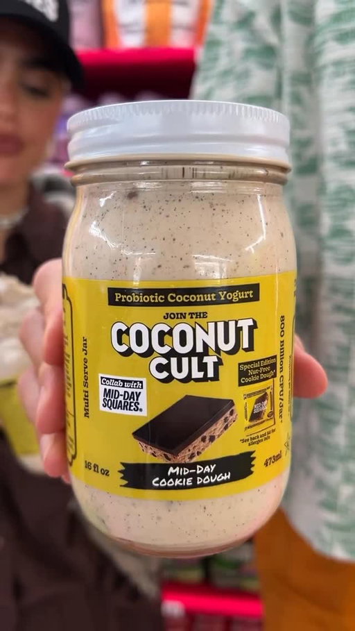 @thecoconutcult @middaysquares collab flavor is LIVE & REAL. Jars are in nyc right now and going to be available on our website this Tuesday at 7pm est. Be there for the drop or be Mid Day Square. Only limited jars available 🏃‍♀️🫶