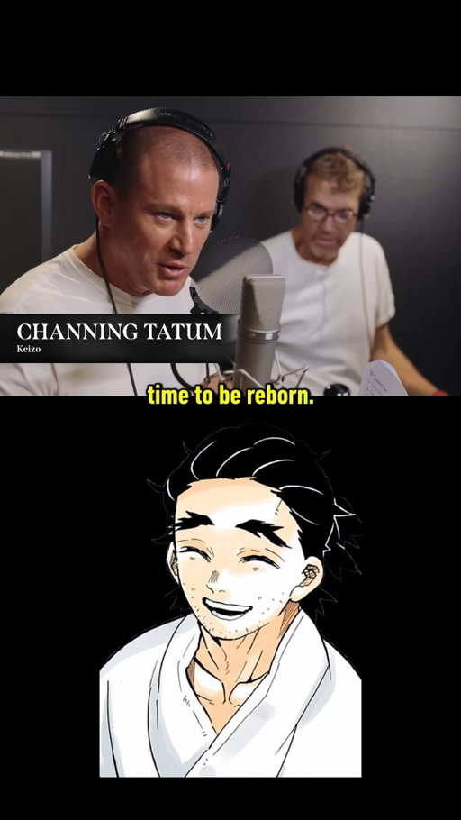 Here's Channing Tatum and the English voice cast of Demon Slayer: Kimetsu no Yaiba Infinity Castle! Are you excited for this movie? #demonslayer #kimetsunoyaiba #movie #infinitycastle #english #dub #voice #cast #voiceactor #voiceacting #bts #behindthescenes #channingtatum #keizo #tanjiro #zenitsu #nezuko #inosuke #giyu #akaza #kaigaku #ign #movies #manga #anime #tv