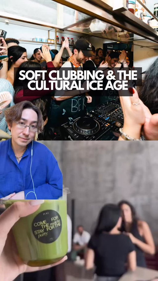 Hot take - soft clubbing & coffee shop raves suck. 

Today: digging through a couple recent artefacts that demonstrate how frozen our culture feels right now, invoking some of Mark Fisher’s thinking, and why our culture needs more risks and edge rather than yet another ‘soft’ iteration.

 #brandstrategy #marketing #culture #capitalism