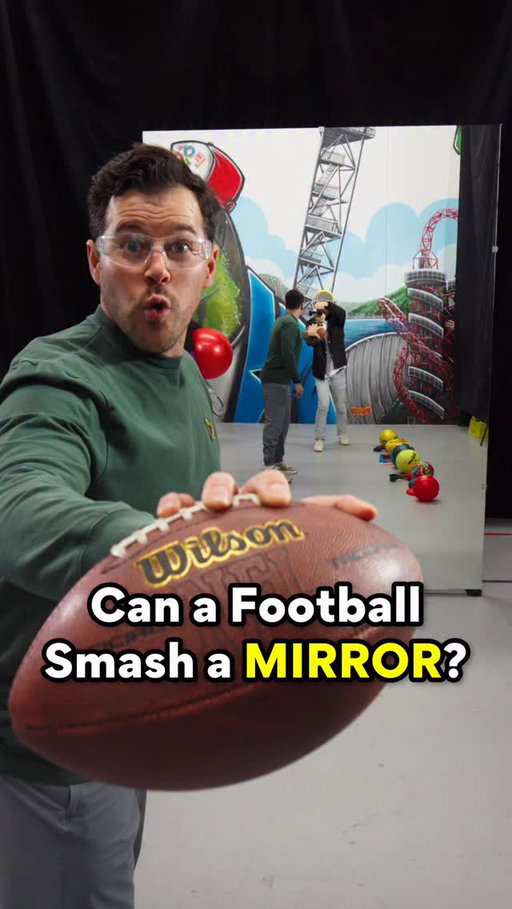 Which Ball Smashes a Giant Mirror?? 🪞