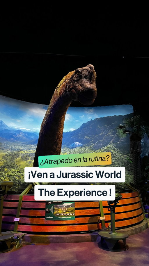 📚 La rutina es real… pero los dinosaurios también.

🦖 Escápate a Jurassic World: The Experience en Madrid y vive la aventura más bestial del año. Dinosaurios de tamaño real, efectos impresionantes y la emoción de Isla Nublar te esperan.

🔥 Camina entre T-Rex, Brachiosaurus y Velociraptores, conoce a la icónica Blue y siente la experiencia más realista de Jurassic World.
📍 Espacio Delicias, Madrid

🎟️ CONSIGUE TUS ENTRADAS EN LA APP DE FEVER

#FeverES #JurassicWorldTheExperience
