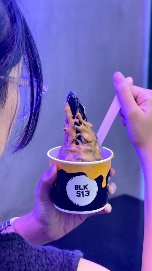 More than your usual froyo 💜

BLK 513 brings Mandaluyong to the dark side with the Philippine’s first activated charcoal Greek yogurt. Loaded with probiotics, low in fat, and totally customizable treat!

Redefine your froyo fix with @blk513!

📍 2F SMDC Light Mall, Mandaluyong

#BLK513PH 
#DarkSideDetox
#FeelGoodDarkMood
#eatsjash #minivlogsbyjash
#foodieph #manilafoodie
