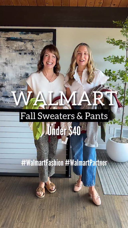 #walmartpartner Comment WALMART to shop! We’re partnering with @walmart to bring you on-trend and VERY affordable sweaters & pants for fall!🍂 

Shopping cute styles at Walmart is so fun! The low prices stretch your $$ further so can create even more cute fall outfits!👏🏼 A sweater and jeans is definitely our fall uniform. What’s yours??🍁 #walmartfashion
HOW TO SHOP:
1️⃣Comment WALMART and we’ll send outfit links to your DM!
2️⃣Click on Walmart link in bio
3️⃣Watch our stories for links

#walmart #walmartfinds #walmartdeals #walmarthaul #fallfashion #fallstyle #falltrends #denimstyle #casualchic #styleover40 #fashionover40 #over50style #outfitidea #everydaystyle #seattleblogger #styletips #styleideas #falloutfit #casuallook #sweaters #sweaterseason