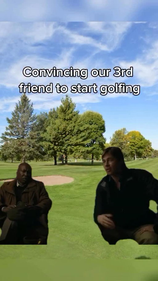 Trying to hustle a buddy that doesn’t play golf in our next Daily Dog Fight match 😂 @unlimited_mulligans