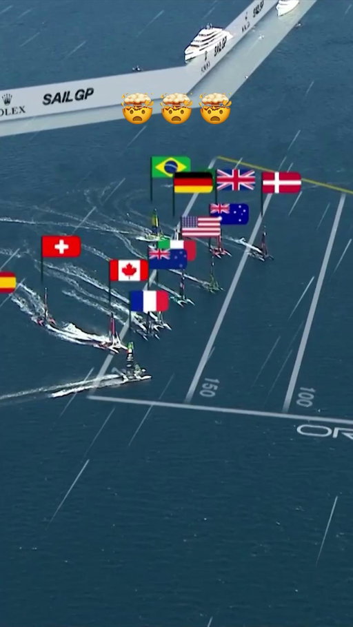 Race 4 and @sailgpfra are pulling UP 💥