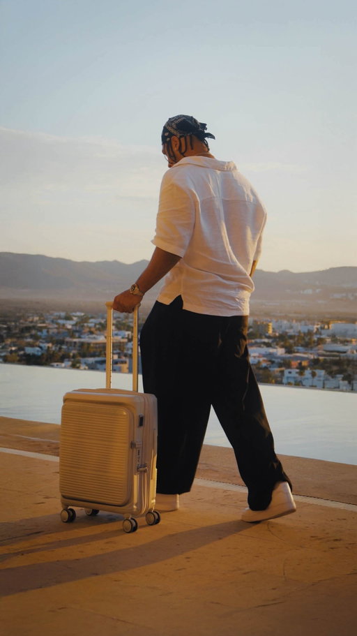 Spend the weekend in Cabo with the new Samsonite Paralux Carry-on 🇲🇽 with 2 ways to pack, everything’s within reach 🧳 #SamsonitePartner