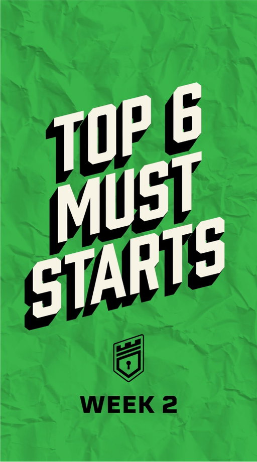 Its WEEK 2! Here are our ✅ guarantees in this weeks matchups. Who is your 🏆 MUST START this week? 
#fantasyfootball #fantasydraft #fantasytrades #fantasyadvice #fantasytips #fantasyfootballtips #dynastydomain #domainfantasyfootball #startsit