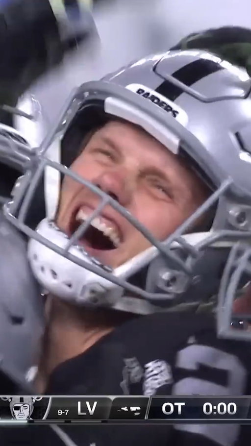 Punched the ticket 🎟️

#LACvsLV | 📺NFL+