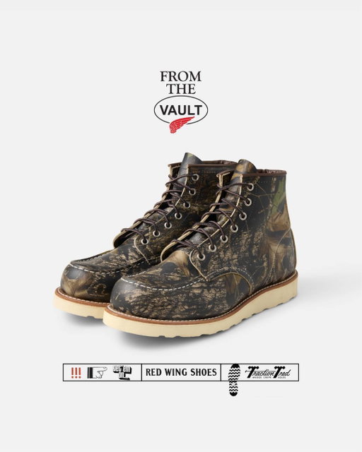 FROM THE VAULT —
Classic Moc Style #8884

One pair available. Size 9D Mens.

This limited-edition camouflage Moc from 2016 is a unique twist on our classic silhouette.
—
How it works:
-Leave a comment to enter drawing
-Winner will be chosen at random on 9/19
-Winner will be notified via DM
-Must be following @redwingheritage to win

#RedWingHeritage