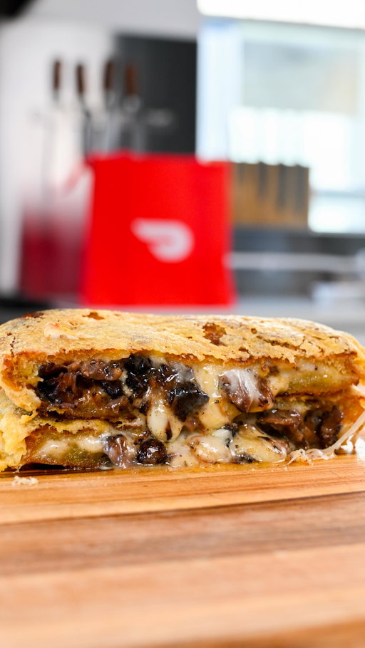 Oxtail Grilled Cheese 
When your late-night cravings meet a little Caribbean soul 🇯🇲🧀🔥. I ordered oxtail from my favorite local spot, and the rest of the items from my local NoFrills, through @doordash_ca, pulled it off the bone, and turned it into the most dangerous grilled cheese you’ll ever meet. Comfort food but make it proper.
Ingredients 
Braised oxtail (ordered in from your local Caribbean spot on @doordash_ca)
Brioche bread
Cheddar cheese (shredded or sliced)
Butter

Order: DoorDash your favorite Caribbean oxtail. Gently warm it so the meat shreds easily.
Shred: Pull the meat off the bone.
Butter bread: Spread one side of each brioche slice with butter.
Build: Unbuttered side down → cheddar → shredded oxtail → a little more cheddar → top with the second slice, buttered side out.
Toast low & slow: Medium-low heat, heavy pan. Cook 3–4 min per side, pressing lightly until the bread is golden and the cheese is melted.
Rest & slice: Let it sit 1 minute, then cut on the bias.
Pro tip
After searing, sprinkle a small handful of cheese directly in the pan, let it melt into a thin layer, then press your grilled cheese back onto it. Cook until crisped for a cheese-crusted finish. 🔥🧀
@nofrillsca
#doordashpartner #easyrecipes
