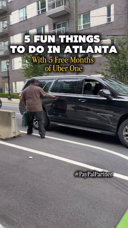 I have partnered with @paypal to show how I’m using my 5 FREE months of @uber One (when you sign up with PayPal) to hit some of my favorite ATL spots.

Tap the link in bio to sign up and get your 5 free months today!

#PayPalPartner #UberOne #Atlfoodies #ThingstodoinAtlanta
 
Offer through Sept 30. Must choose PayPal
as subscription payment method. Uber One valid on eligible orders only and subject to min. order amounts. After the 5 month offer period, your Uber One subscription will auto-renew and be billed at $9.99 per month. Terms apply. See complete details during sign-up process.