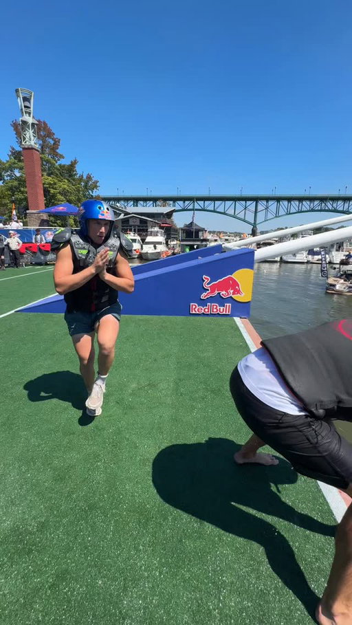 if caffeine were a quarterback 🏈😤 @redbullusa #sports #football #trickshot #givesyouwiiings #funny