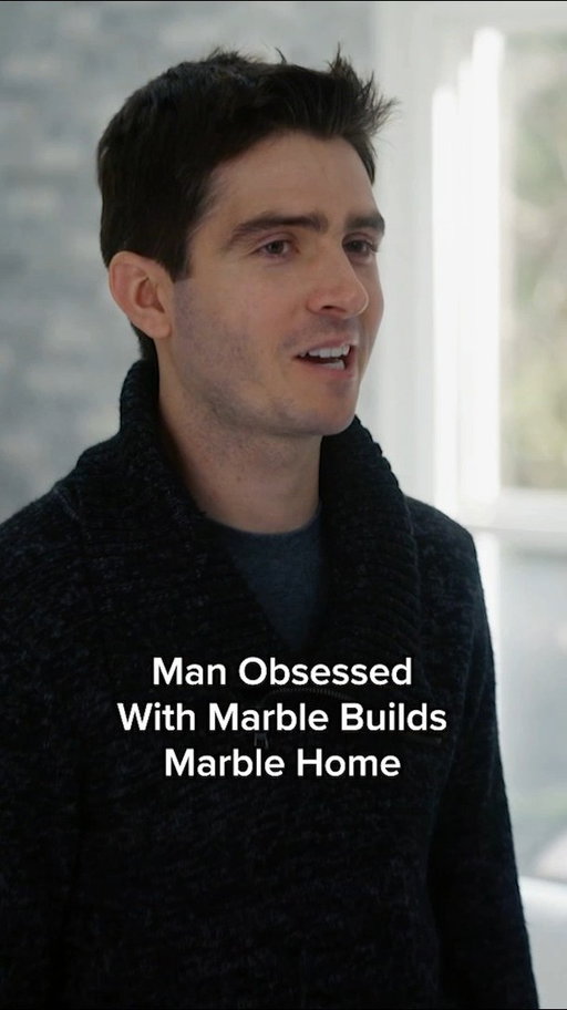 The man had a dream, and he went for it.

See the rest of this marvelous marble home on tonight's new #ZillowGoneWild at 9:30|8:30c!