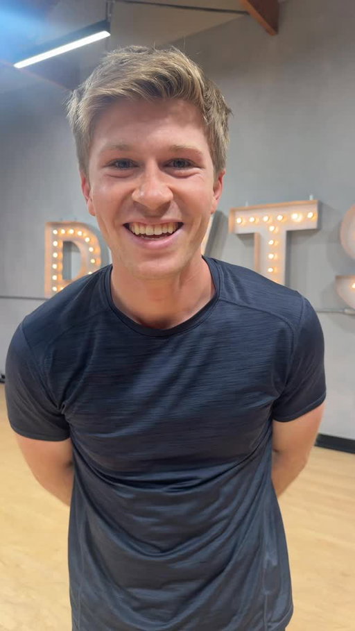 This smile makes my day though! @robertirwinphotography @dancingwiththestars #TeamIrWINit