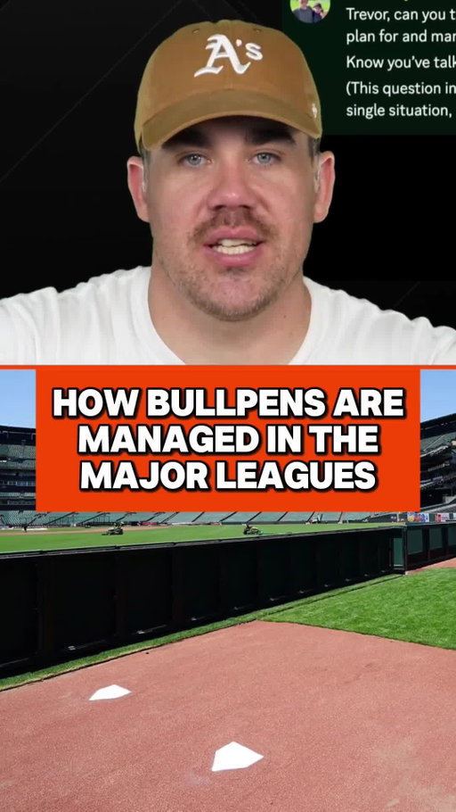 How bullpens are managed in the major leagues #mlb #baseball #bullpen