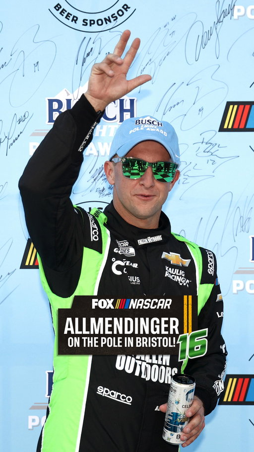 AJ Allmendinger claims his first NASCAR Cup Series pole in 10 years (Watkins Glen - 2015)!