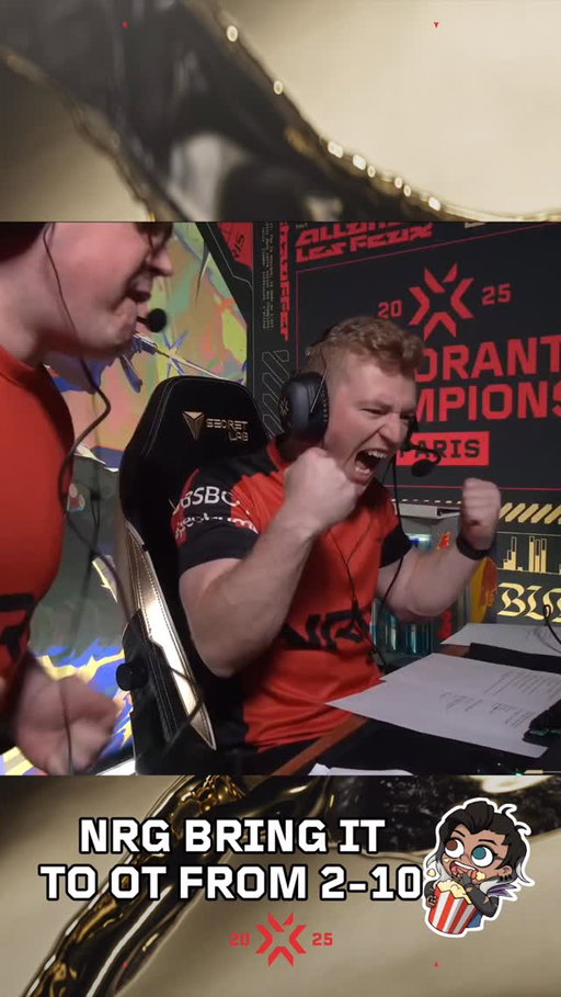 NRG brings the hype to #VALORANTChampions #VALORANT