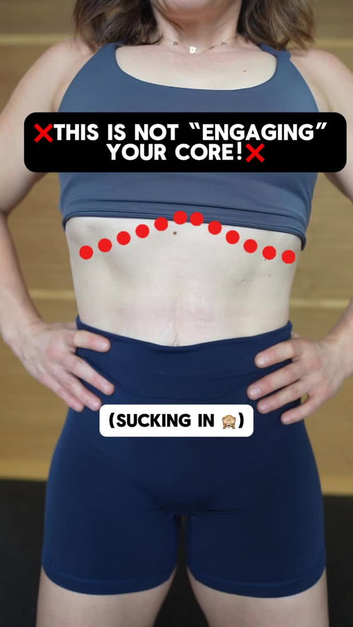 Leave CORE101 and I’ll send you the free video series that explains how to actually engage your core and pelvic floor in detail! Plus, loads of other important pelvic floor and core tips, too! 

When you hear your trainer say “engage your core…” it doesn’t mean…

❌SUCKING IN (this makes your ribs flare and so your diaphragm and pelvic floor can’t work together to support you). 

❌BEARING DOWN (when you flex like you are about to get punched, it puts pressure DOWN on your pelvic floor) 

Engaging your deep cord properly is always important, but it is extra important if you are pregnant, newly postpartum, and/or have diastasis recti or prolapse. The connective tissue is already having a time of it recovering, and adding pressure out (sucking in) or down (bearing down) will make things worse, not better. 

How to engage your core and pelvic floor is a complex topic, so get the free guide (leave CORE101 below) so I can get that lightbulb clicking! 

#diastasisrecti #pelvicfloor #deepcore #prolapse