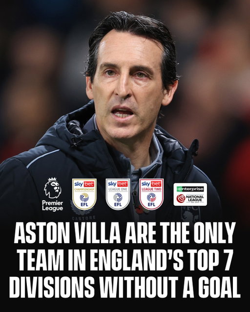 Every team in the Premier League, Championship, League One, League Two, National League, National League North and National League South have scored this season... ⚽️

Other than Aston Villa! 😳

#AVFC #AstonVilla