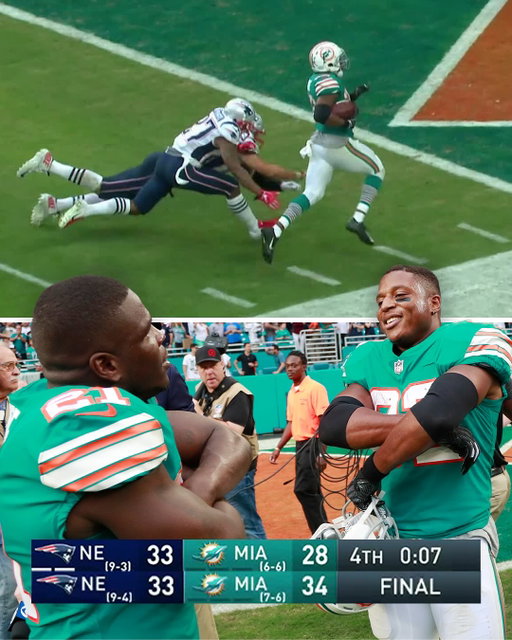 History remembered as the Miami Miracle 🐬

NEvsMIA– Sunday 1pm ET on CBS/Paramount+
watch.nfl.com