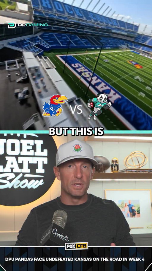 Jayhawks vs Pandas… SUNDAY 🏈