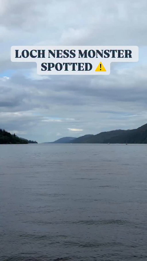 Nessie has been spotted! 🤭🦕

Who else is hoping to catch a glimpse of the mysterious Loch Ness Monster while in Scotland?! 🏴󠁧󠁢󠁳󠁣󠁴󠁿

📍Loch Ness, Highlands

#Scotland #VisitScotland #ScotlandTravel #ExploreScotland @visitinvernesslochness