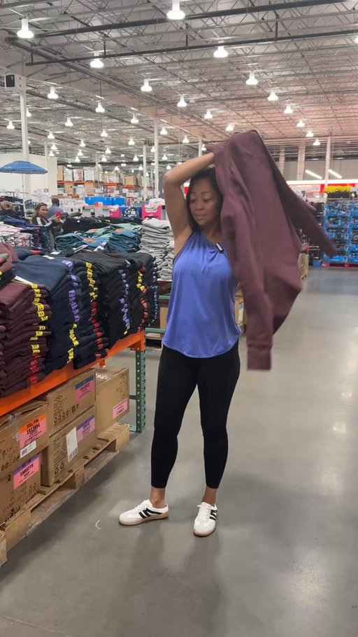 @danskinapparel jacket and leggings @costco_canada super cute and inspired by Lulu?! Ssshhhhh || Want the Costco link? Make sure to Follow us & comment so we can DM it your way! LINK FOR SHOES I added to link to my bio on top ❤ #tinasfavyyc #yyccostcolovers #costco #costcoloverscanada #danskin