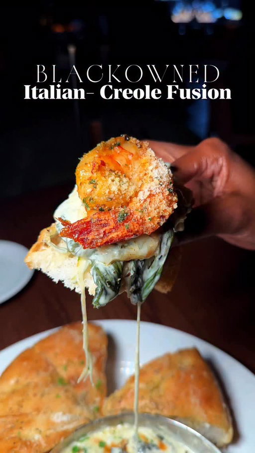 From Chicago to Houston, @provarerestaurants pulled up with a fusion I just couldn’t say no to. Bringing Creole flavors to popular Italian dishes and a beautiful restaurant like this is definitely a game changer. My waitress suggested that I get the shrimp and crawfish artichoke dip and when I tell you, I was blown away! I almost didn’t get it, but I’m glad I did. I can’t even say I had a favorite meal because everything tastes so good and I’m ready to go back to try more. Are there cocktails have top shelf liquor in them and are perfectly crafted to pair with the menu. They have indoor seating outdoor seating and a vibe all the way through. I definitely pull up again. 
•
•
•
#houstonrestaurants #houstonfood #houstoneats #houstontx #htx #nyc #aesthetic #datenight #thingstodoinhouston #htxfood #blackowned #htxfoodie #foodporn #foodie