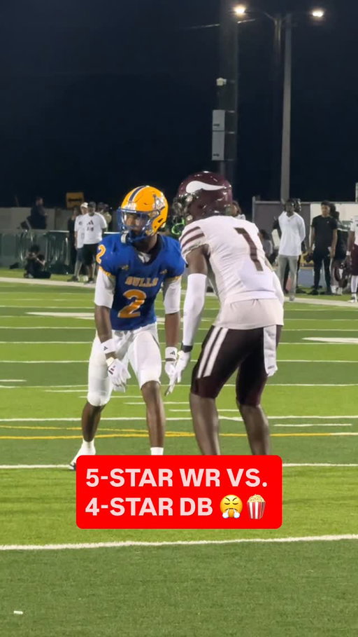 This matchup was ELITE. MUST WATCH 🤩🔥 @_youngshiner_n1 @5star_tre 

5⭐️ WR Nicholas Lennear and 4⭐️ CB Kenton Dopson BATTLED. Dade County DAWGS.
