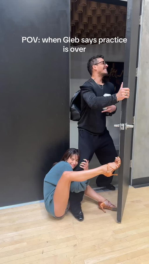 Apparently @glebsavchenkoofficial has a life outside of @dancingwiththestars 🫠 #dwts #hilariabaldwin #funny #glebsavchenko #chenkwin