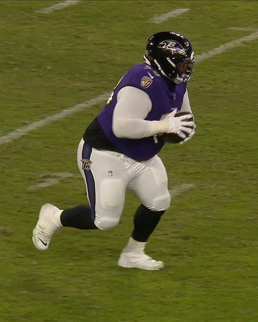 Nothing better than a big man interception 🙌

CLEvsBAL– Sunday 1pm ET on CBS/Paramount+
watch.nfl.com