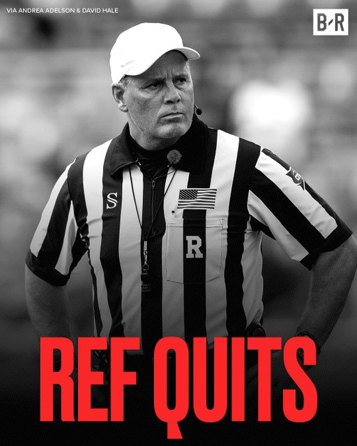 ACC referee Gary Patterson has resigned over frustration with the way a replay review was handled during last weekend’s UConn-Syracuse game, per Andrea Adelson & David Hale

The ACC compelled Patterson to review a play that shouldn’t have been eligible, potentially changing the outcome of the game