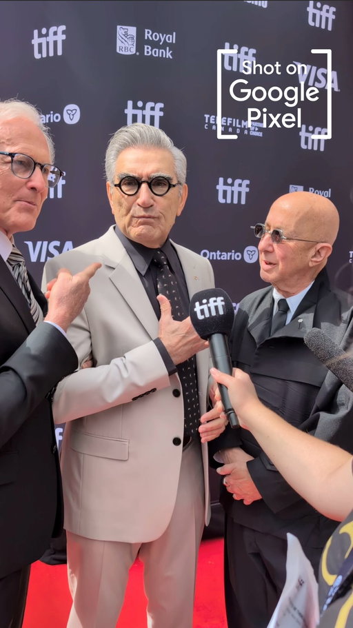 Enjoy thirty seconds of chaos with these Canadian icons 🍁 #ShotonPixel

Eugene Levy, Paul Shaffer, and Victor Garber joined us for the #TIFF50 World Premiere YOU HAD TO BE THERE: HOW THE TORONTO GODSPELL IGNITED THE COMEDY REVOLUTION.