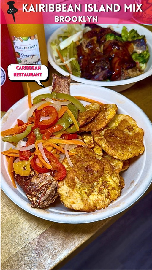 Now this TRUE GEM in Brooklyn 🇬🇾🇯🇲🇱🇨🇭🇹🇹🇹🇬🇩

@kairibbeanislandmix is a Caribbean restaurant located in Brooklyn, NY serving up some fire food! Just pick your protein & your sides, it’s giving Caribbean Chipotle 😛🔥

Overall this restaurant gets a SR Rating: A+! The food was sooooo flavorful and perfectly seasoned plus the service and staff are AMAZING! 🔥 They offer smoothies, fresh juices & $7 lunch specials weekdays! 

Want to find out more? Check this out. 
✨$7 Lunch Specials 
⏰ Monday-Saturday (7am-10pm)
📍393 New Lots Ave, Brooklyn, NY 

Definitely add this restaurant to your must try list and follow @stormrates for more restaurant recommendations in 📍NYC. 

.
.
.
#nyc #caribbeanrestaurant #caribbeanfood #nycfoodie #explorenyc #brooklynrestaurant #foodinnyc #tryitordiet #foodgasm #caribbeantakeout #takeoutrestaurant #placestoeatinnyc #nycthingstodo #stormrates 
NYC Restaurants, Brooklyn Restaurants, Caribbean Restaurant, NYC Things To Do, NYC Food, NYC Takeout, NYC Places To Eat, Places To Eat In NYC, Takeout Restaurant, Caribbean Restaurants