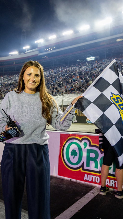 His biggest fan. 🥹🏁 

@cbellracing | #BassProNightRace | #ItsBristolBaby