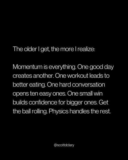 Most people overthink the secret to success. It’s not strategy, it’s velocity.

—

I write a weekly newsletter where I unpack these ideas.

Comment “newsletter” and I’ll DM you the link.

→ newsletter.scottdclary.com