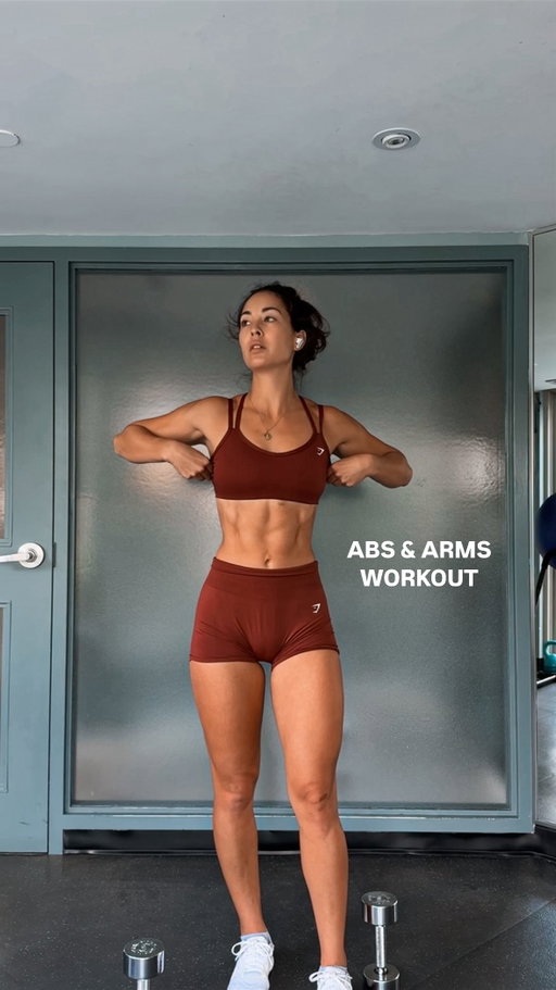 DEFINED ABS & ARMS WORKOUT ✨

Abs & Arms Workout Details:
4 rounds:
Lateral to front raise x 10-12
Seated neutral press x 10-12
Weighted twists x 10-12/side
Bear knee drives x 10-12/side
3 bicycle + leg drop x 10-12 (total)

Burnout:
Pushback to push up 2 x max reps (rest 60-90 secs between sets)

#abs #armworkout #abworkout #coreworkout #core #6packworkout #upperbodyworkout